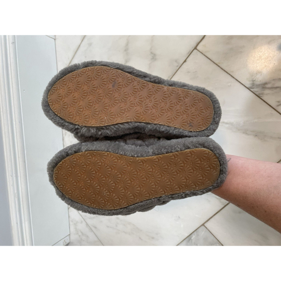 UGG Australia Fluff Yeah Women's Slide Slipper, Size 6 - Charcoal - Picture 7 of 8